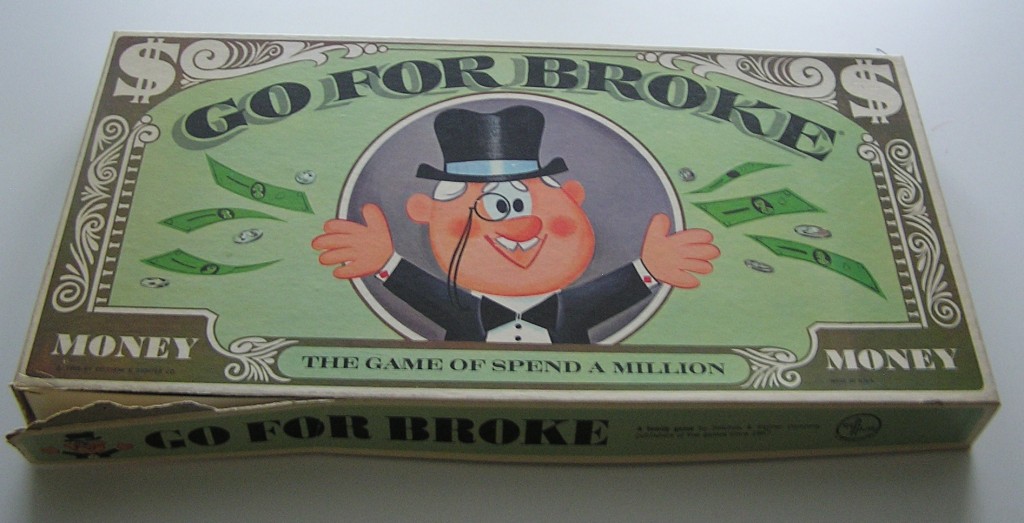 Go For Broke 1965 Board Game Box