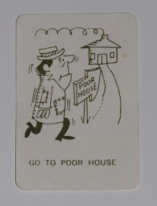 Go For Broke game card "Go to Poor House"