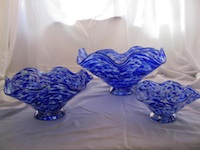 hand-blown glass creations by Mike Stepanski